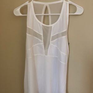 Marika athletic tank top with mesh design